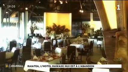 L’hôtel Hawaiki nui en ruine