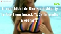 El mini bikini de Kim Kardashian (y la foto tiene horas): “¡¿Se ha vuelto a operar?!”