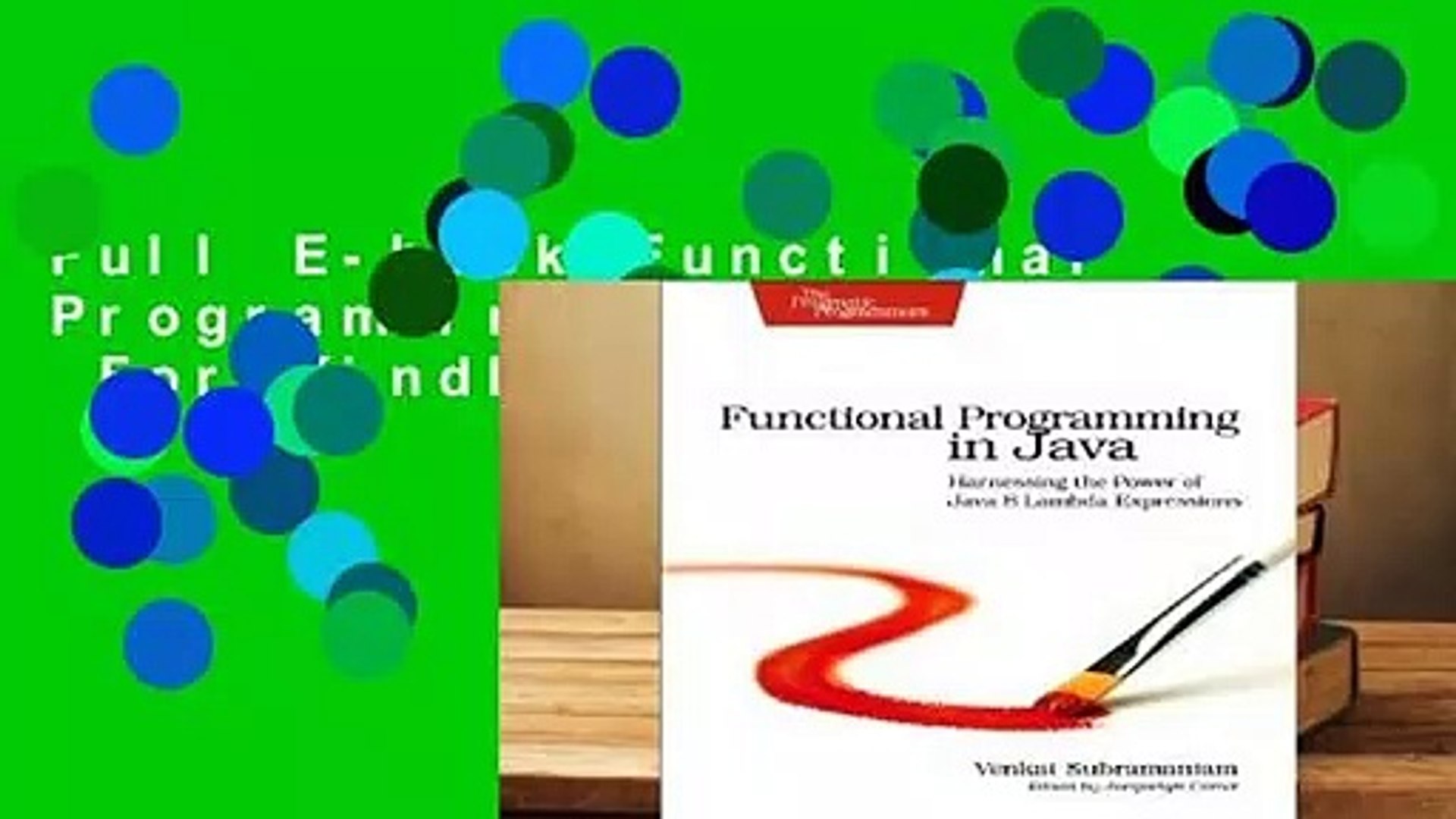 Full E-book Functional Programming in Java  For Kindle