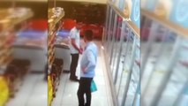 İstanbul'da aynı marketi 2. kez güpegündüz soyan hırsızlar kamerada