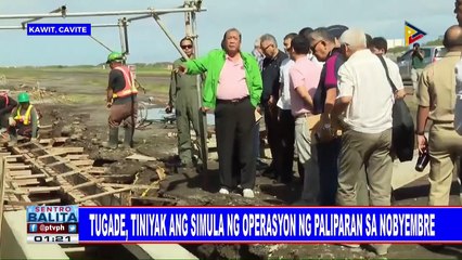 Tugade, ininspeksyon ang buong paligid ng paliparan sa Cavite