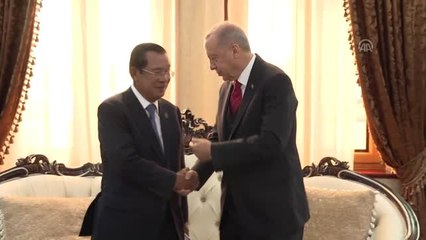Cumhurbaşkanı Erdoğan, Kamboçya Başbakanı Hun Sen ile görüştü