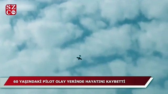 Uçak herkesin gözü önünde suya çakıldı!