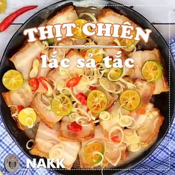 Cách làm món Thịt chiên lắc sả tắc thơm ngon đến lạ - Nấu Ăn Không Khó