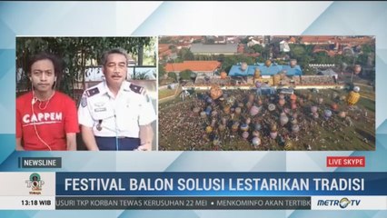 Keseruan Festival Balon Udara di Pekalongan