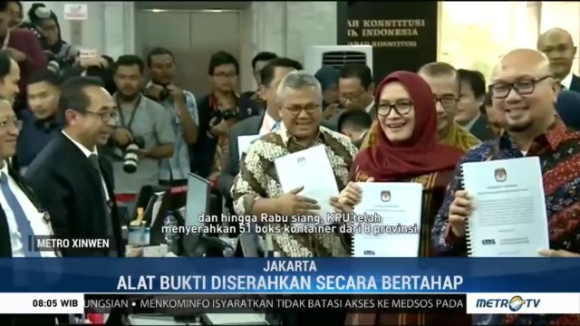KPU Bawa Alat Bukti untuk Sidang Sengketa Pemilu ke MK