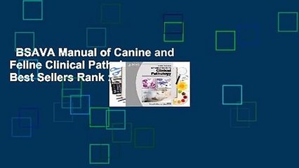 BSAVA Manual of Canine and Feline Clinical Pathology  Best Sellers Rank : #5