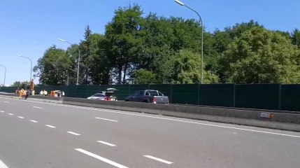 La Meuse-Luxembourg: Accident à Bastogne - camion et portique entravent la N4