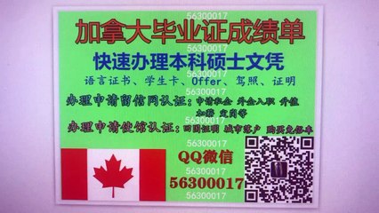 办加拿大毕业证文凭{毕业证成绩单}微信56300 017办理本科留信认证、硕士使馆认证学生卡Offer