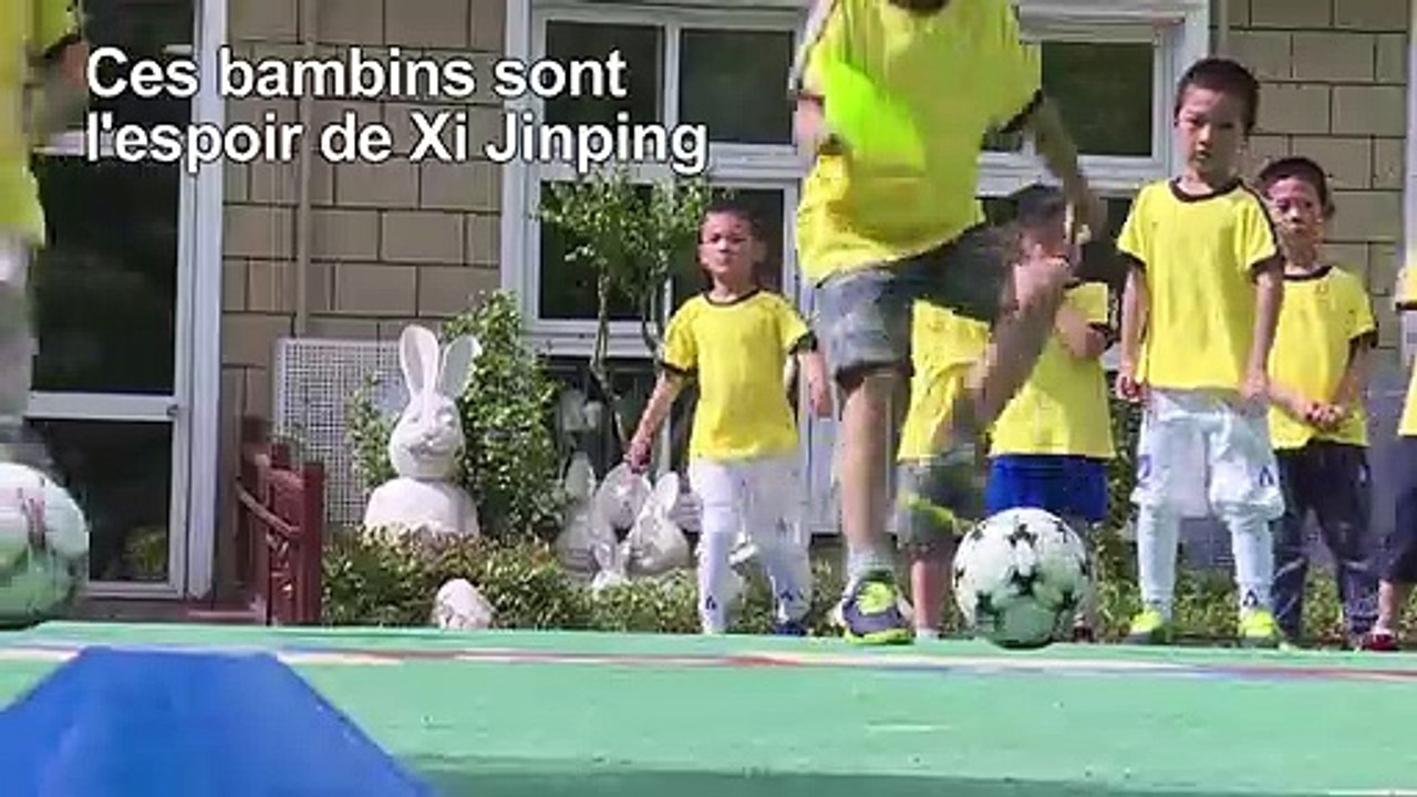 Foot: la Chine cultive ses futurs champions dès la maternelle