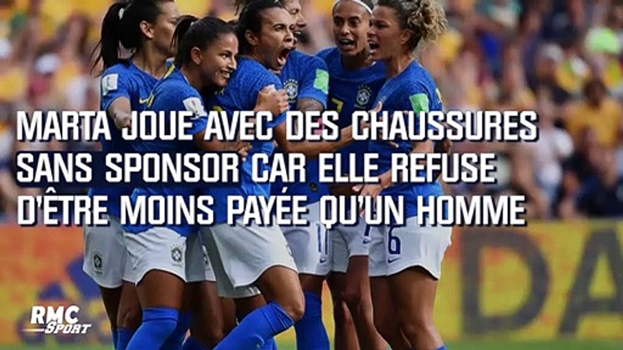 Coupe du monde (F) : Le geste fort de la Brésilienne Marta pour l'égalité hommes-femmes
