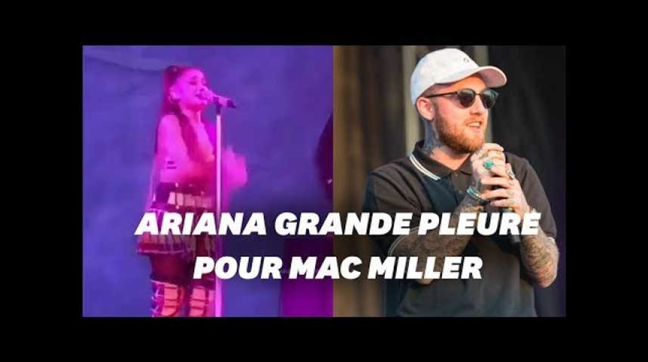 Ariana Grande fond en larmes en concert à Pittsburgh, ville natale de Mac Miller