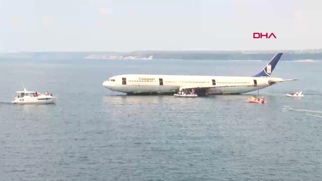 EDİRNE Dev yolcu uçağı, Saros Körfezi'ne batırılıyor-5