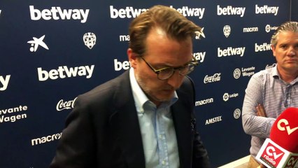 Quico Catalán anuncia el fichaje del área deportiva del Levante UD