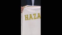 Hazard presented to Real Madrid fans at the Bernabeu