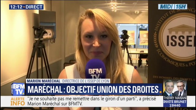 Marion Maréchal sur la PMA pour toutes: On rompt un principe qui nous conduira inexorablement vers la GPA