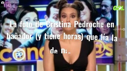 La foto de Cristina Pedroche en bañador (y tiene horas) que lía la de Dios