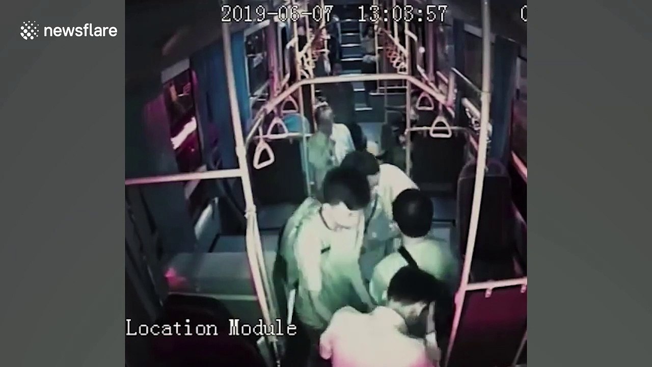 Thai bus driver attacks female passenger who co...