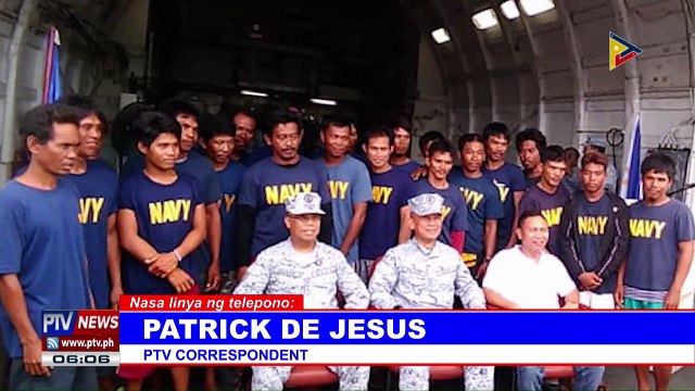 Mga mangingisda sa Recto Bank, ligtas na nakauwi