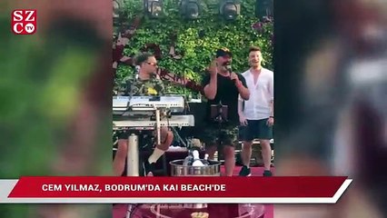 Cem Yılmaz, bodrum'da kaı beach'de