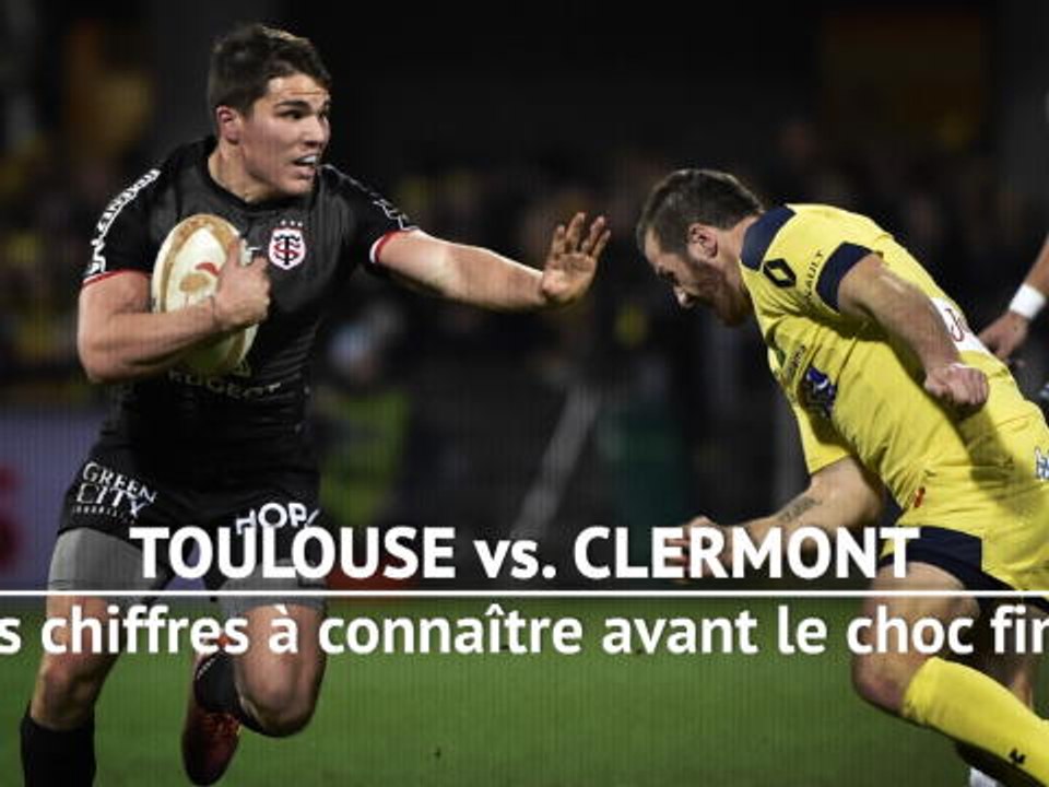 Finale - Stade Toulousain vs. Clermont en chiffres