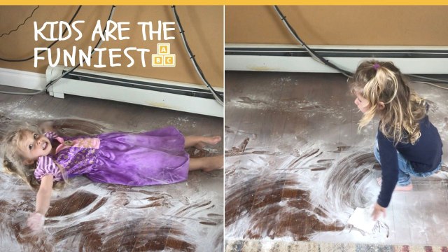 Kids Caught Red Handed After Coating House In Baby Powder