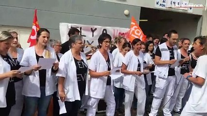 Martigues : les personnels urgentistes crient et chantent leur colère