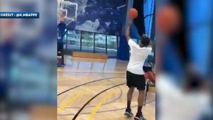 Kylian Mbappé régale au basket  !
