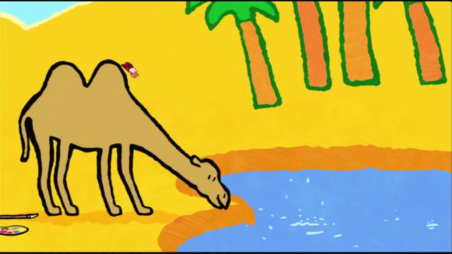 Lama - Louie draw me a lama | Learn to draw, cartoon for children