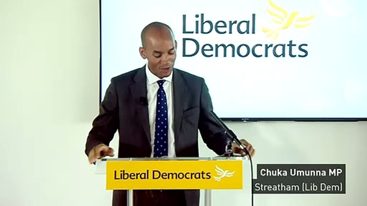 Chuka Umunna joins Liberal Democrats