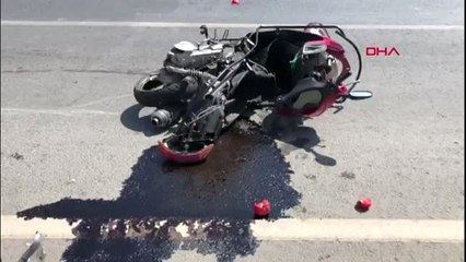 ANTALYA Otomobille çarptığı motosikletin sürücüsü öldü, gözyaşlarına boğuldu