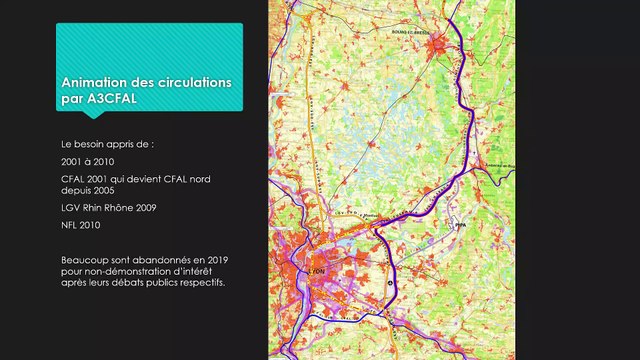 Débat public NFL - Réunion publique - Ambérieu-en-Bugey - 13 juin 2019 - Presentation A3CFAL - Renégocions le CFAL