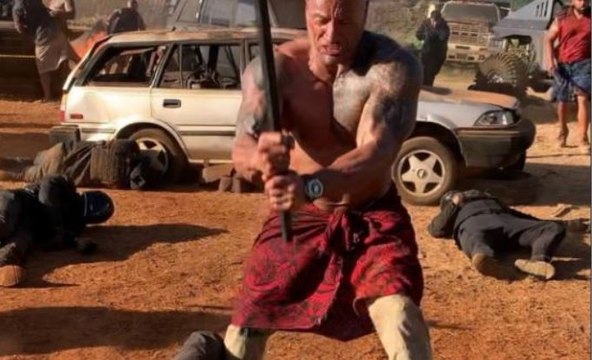 Fast and Furious : Hobbs & Shaw : censured scene - Dwayne Johnson Behind the Scenes