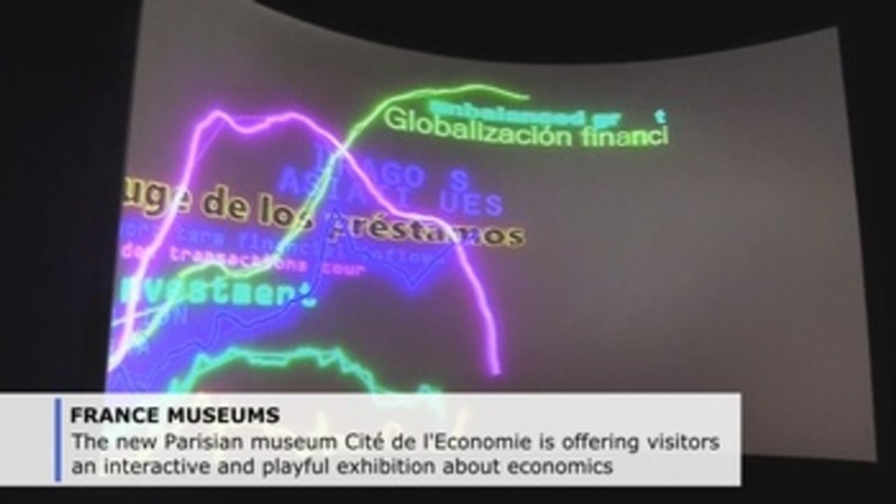 New economics museum in Paris treats viewers to interactive, sensory show