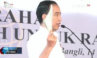 Presiden Jokowi Tinjau Pembangunan Waduk Muara Nusa Dua