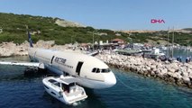 EDİRNE Dev yolcu uçağı, Saros Körfezi'ne batırılıyor-11
