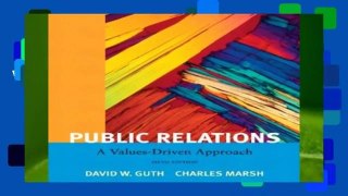 Full E-book  Public Relations: A Value Driven Approach Complete