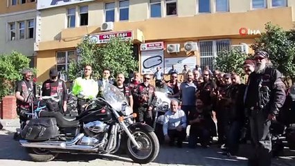 Türk Chopper Motosiklet Kulübü üyeleri Oltu’ya hayran kaldı