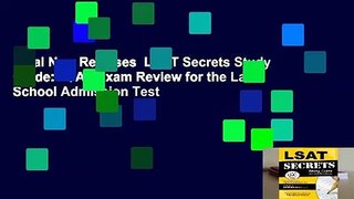 Trial New Releases  LSAT Secrets Study Guide: LSAT Exam Review for the Law School Admission Test