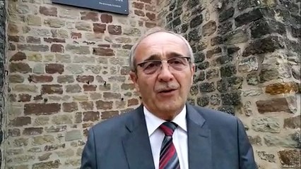 Inauguration du mur restauré du Schlossberg à Forbach