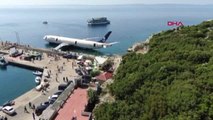 Edirne Saros Körfezi'nde dev yolcu uçağı batırıldı-
