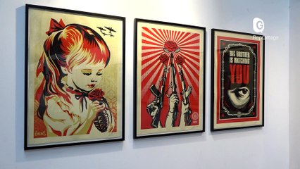 Reportage - Shepard Fairey, l'icône du street art, à Grenoble