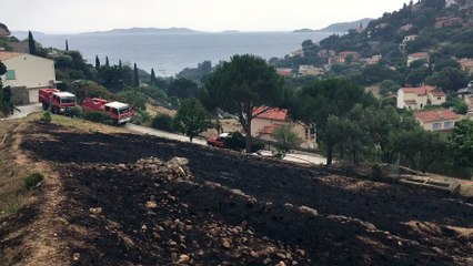 Les flammes ont ravagé le quartier des Fossettes au Lavandou