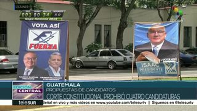 Indecisos encabezan los sondeos electorales en Guatemala