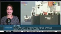 Reportan explosiones en 2 barcos petroleros en el mar de Omán