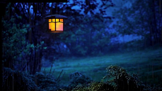 RAIN in Japanese GARDEN | 10 HOURS - 4K, Nature Sound for SPA, Sleep, Study, Yoga, Meditation also for Hotels & Therapeutic Applications