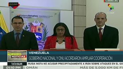 Venezuela: gobierno y ONU se reúnen para evaluar planes de cooperación