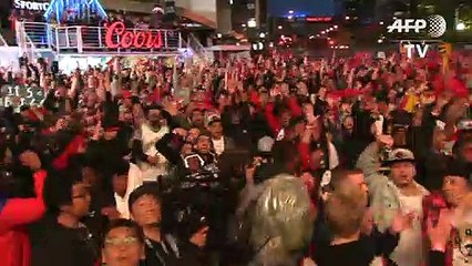 Raptors fans celebrate historic NBA title
