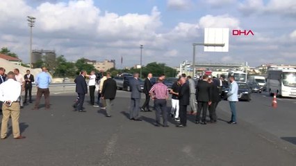 DEVLET BAHÇELİ ÇAMLICA GİŞELERİNDE PARTİLİLER TARAFINDAN KARŞILANDI