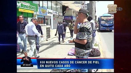 Quito, ciudad con mayor número de personas con cáncer de piel